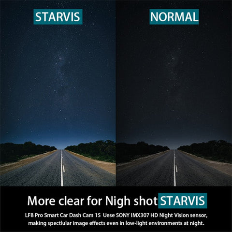 LF9pro 1080P FHD 130° Wide-Angle Mini Car Recorder Wifi Mini Car DVR