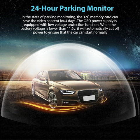 LF9pro 1080P FHD 130° Wide-Angle Mini Car Recorder Wifi Mini Car DVR