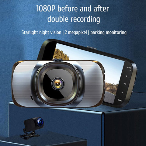 GT400 4 inch IPS HD Screen Car DVR Loop Record GPS Tracking Night Vision Cam Recorder