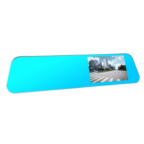 4.39 inch 1080P HD Dual Lens Touch Screen Night Vision Car DVR Rearview Mirror Camera Dash Cam