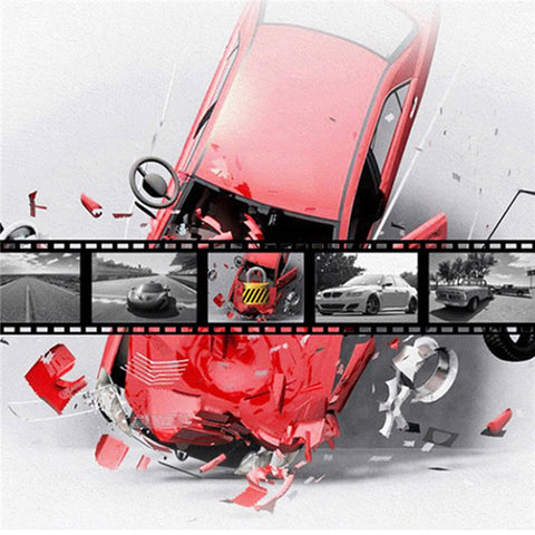 H192 GPS Front Inside Rear Dash Cam Car Camera Driving Recorder with 1080P 170-degree Wide Angle