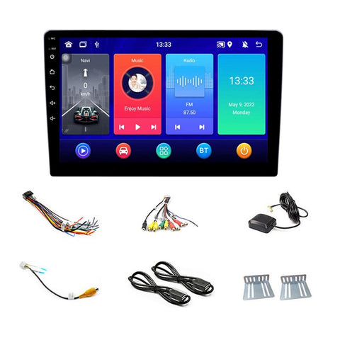 R-910E 10-inch Mirror Link GPS Navigation Android 12 Car Multimedia Player, 2GB+32GB