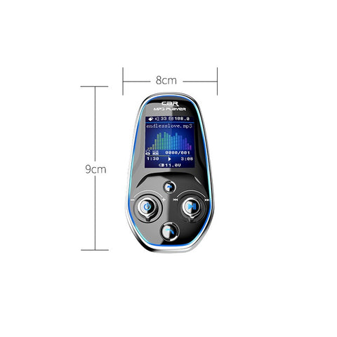 BT29A EQ FM Bluetooth-compatible Transmitter Car MP3 TF/U Disk Player with QC 3.0 + Type-C Fast Charging