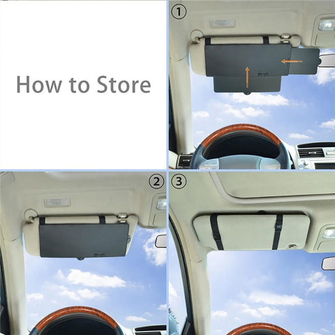Universal Car Sun Visor Extender Anti-glare Sun Blocker Car Window Sunshade UV Rays Blocker Auto Accessories