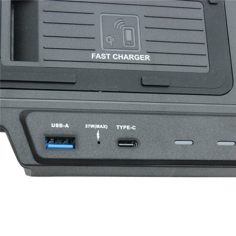 WINAUTO For 2020-2022 GLE Class Car Wireless Charging Fast Charger with USB+Type-C Port
