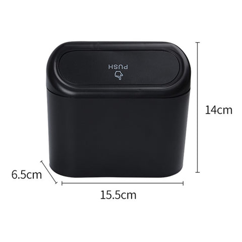 LW-1793 1L Car Garbage Dustbin Auto Interior Hangable Trash Box Organizer