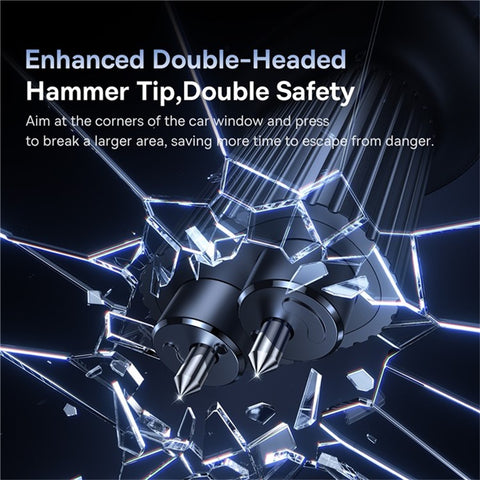BASEUS Gotrip DT1 Car Double-Headed Safety Hammer Emergency Escape Tool Vehicle Window Breaker