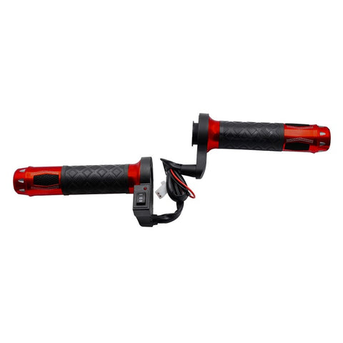 WUPP CS-764 1 Pair Motorcycle Heating Handlebars Aluminum Alloy 12V Electric Heated Handlebar Grips Motorbike Heating Handle Warmers