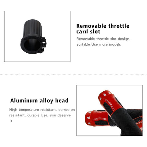 WUPP CS-764 1 Pair Motorcycle Heating Handlebars Aluminum Alloy 12V Electric Heated Handlebar Grips Motorbike Heating Handle Warmers