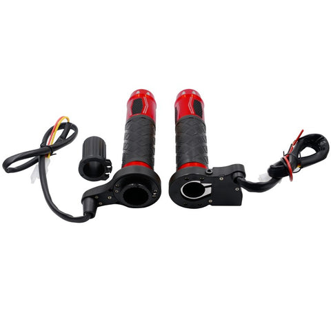 WUPP CS-764 1 Pair Motorcycle Heating Handlebars Aluminum Alloy 12V Electric Heated Handlebar Grips Motorbike Heating Handle Warmers