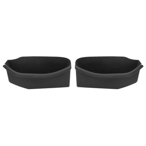TSL1082 2Pcs For Tesla Model 3 Car Door Container TPE Interior Storage Box