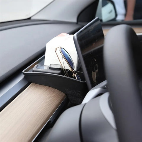 TSL248 For Model Y / 3 TPE Box Car Behind Screen ETC Storage Tray