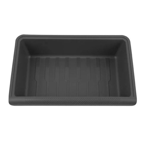 TSL521 For Tesla Model Y Under Seat Drawer TPE Hidden Storage Box, No Lid