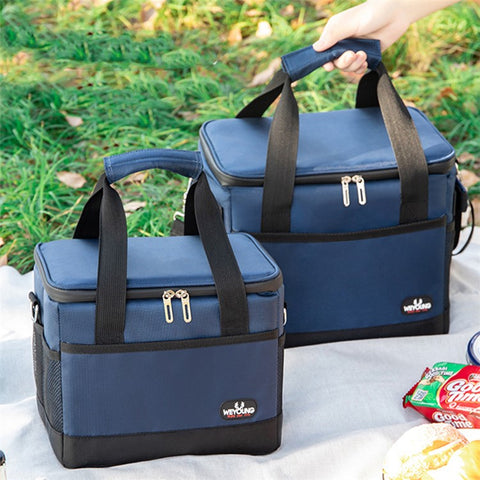 10L Portable Car Picnic Cooler Bag Waterproof Insulation Food Drink Storage Bag