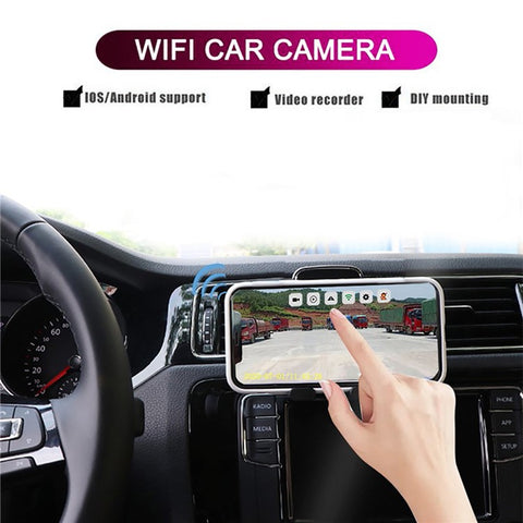 WCA101 WiFi Wireless Dash Cam HD Car Truck Reversing Camera IR Night Vision Rear View Car Parking Camera