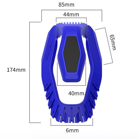 JOYTUTUS 4-in-1 Car Ice Scraper Windshield Ice Breaker Quick Clean Glass Brush Snow Remover