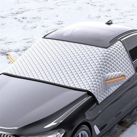 ST-4013 Winter Car Windshield Front Window Cover Aluminium Film Snowproof Protective Cover