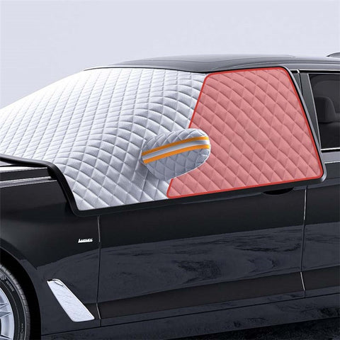 ST-4013 Winter Car Windshield Front Window Cover Aluminium Film Snowproof Protective Cover