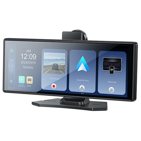YESIDO KM19 Bluetooth-compatible Car Stereo Carplay 10.26 inch Touch Screen Car Driving Recorder with Rear Camera and 32G TF Card