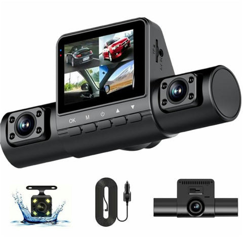 M80 Pro Car DVR Dash Cam 1080P Night Vision Parking Monitoring 4 Cameras Car Driving Recorder
