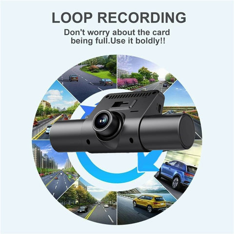 M80 Pro Car DVR Dash Cam 1080P Night Vision Parking Monitoring 4 Cameras Car Driving Recorder
