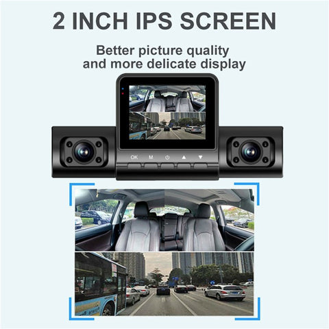 M80 Pro Car DVR Dash Cam 1080P Night Vision Parking Monitoring 4 Cameras Car Driving Recorder