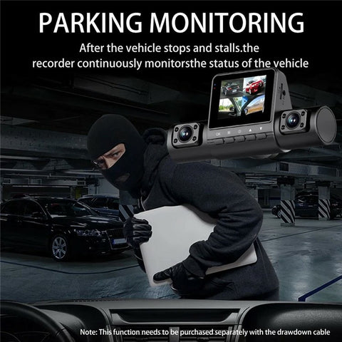 M80 Pro Car DVR Dash Cam 1080P Night Vision Parking Monitoring 4 Cameras Car Driving Recorder