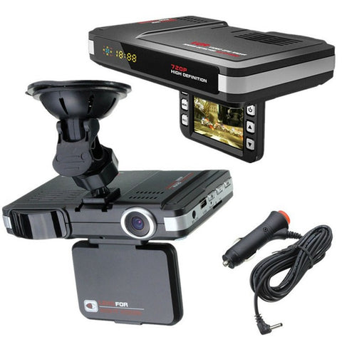 2 In 1 Night Vision Car DVR Speed Camera Alert Dash Cam Radar Detector ( Russian Version )