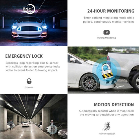 F10 3.0 Inch HD 1080P Car Dash Cam Data Recorder Wide Angle Night Vision G-sensor Parking Monitor