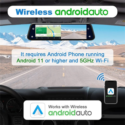 P902S Wireless Car Player 9" Touch Screen Dual Camera Car Radio with Hands-Free / Mirror Link / Maps Navigation