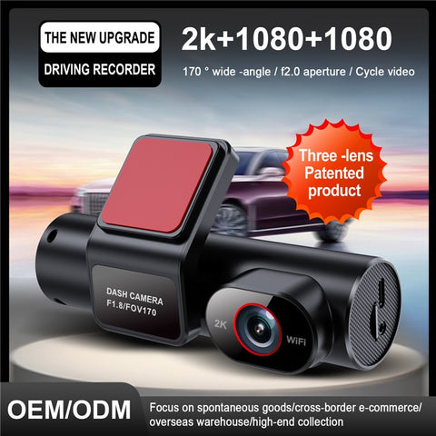 U03 Ultra HD Night Vision Car SUV Dashcam Panorama Parking Surveillance Camera Recorder