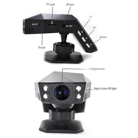 X4 Car Center Control Camera Aromatherapy Diffuser Dashcam Support 32G TF Card Storage