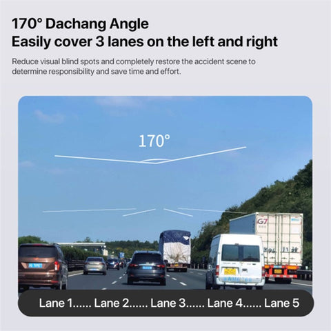 U02 Front and Rear Dual Lens Night Vision Car Dash Cam WiFi Car Video Recorder (No Memory Card)