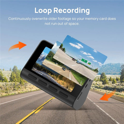 70 MAI A800S Dash Cam Car DVR 4K UHD Cinema Support Rear Cam