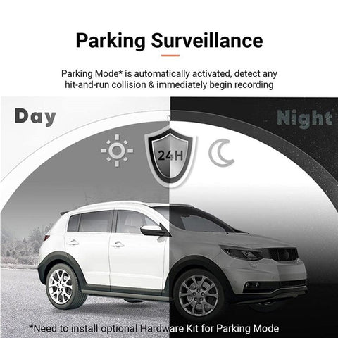 70 MAI A400 Dual Channel Car Dash Cam App Playback / Share, Night Vision, G-Sensor