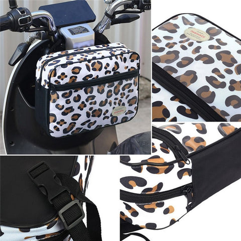 RZAHUAHU 5L Motorcycle Electric Bike Scooter Handlebar Storage Bag Bicycle Hanging Bag