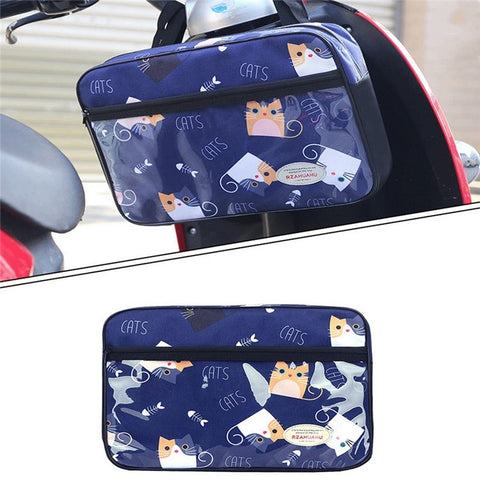 RZAHUAHU 5L Motorcycle Electric Bike Scooter Handlebar Storage Bag Bicycle Hanging Bag