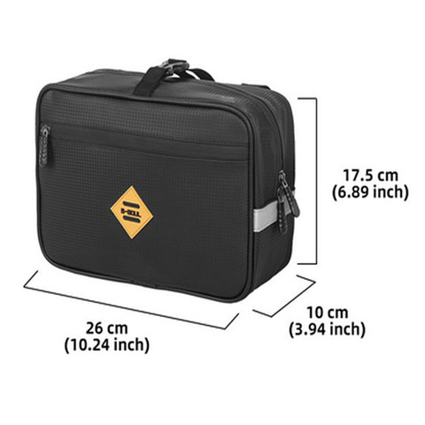 B-SOUL Motorcycle Rear Seat Side Hanging Bag Waterproof Motorbike Bicycle Electric Bike Pannier Bag Tools Storage Bag