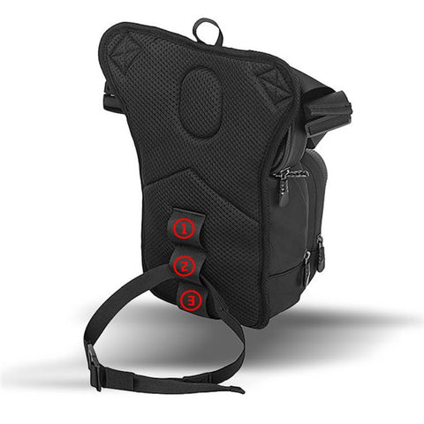 RZAHUAHU Motorcycle Leg Side Bag Waterproof Large Capacity Touch Screen Phone Pocket Fanny Pack Waist Bag