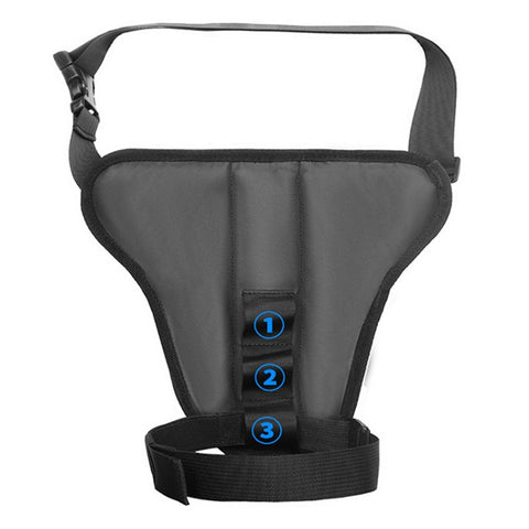 RZAHUAHU Hard Shell 600D Waterproof Fabric Motorcycle Riding Waist Bag Phone Tools Storage Crossbody Bag