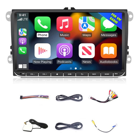 RH-753F For Golf MK5 / Polo / Passat / Jetta 1G+32G 9-inch HD Multimedia Player Car FM Radio Android 13 Carplay Music Video Player
