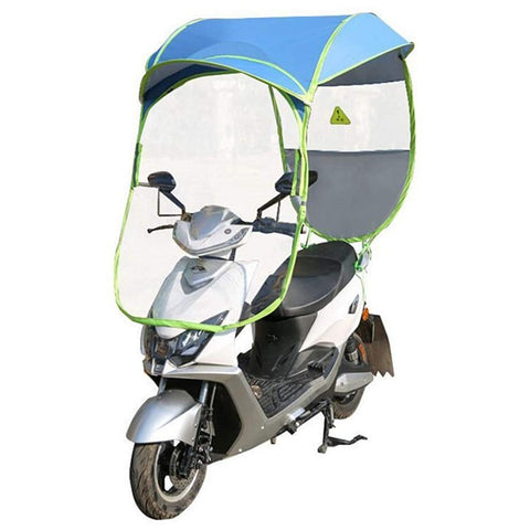 Electric Bike Motorcycle Rain Shelter Fully Enclosed Motorbike Umbrella Awning Rain Hood