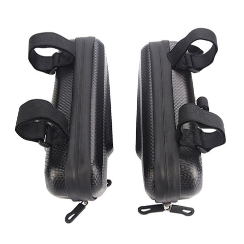 B-SOUL 2Pcs Left and Right Motorcycle Side Bag Waterproof Repair Tools Storage Hard Shell Bag, 2L
