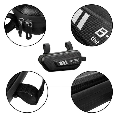 B-SOUL 2L Waterproof Motorcycle Side Bag Repair Tools Storage Hard Shell Bag, Left Side