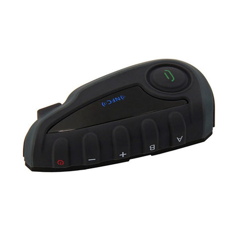 VNETPHONE V8 Motorcycle Helmet Intercom Bluetooth-compatible Headset Remote Control 1200M Wireless Distance Supporting Five People Live Chat