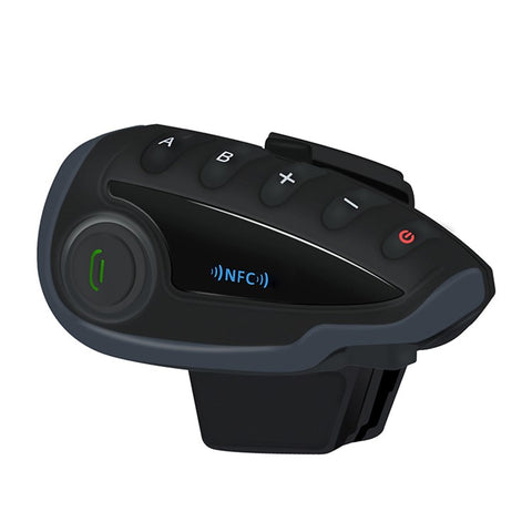 VNETPHONE V8 Motorcycle Helmet Intercom Bluetooth-compatible Headset Remote Control 1200M Wireless Distance Supporting Five People Live Chat