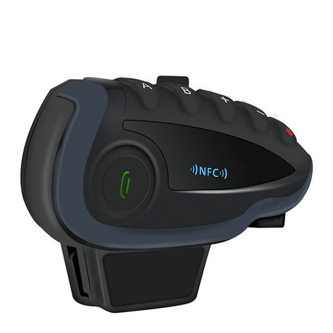 VNETPHONE V8 Motorcycle Helmet Intercom Bluetooth-compatible Headset Remote Control 1200M Wireless Distance Supporting Five People Live Chat