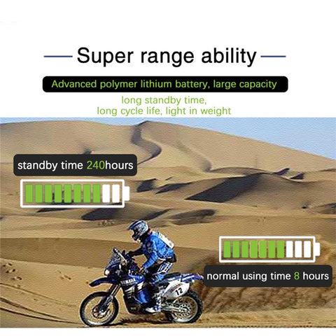 VNETPHONE V8 Motorcycle Helmet Intercom Bluetooth-compatible Headset Remote Control 1200M Wireless Distance Supporting Five People Live Chat
