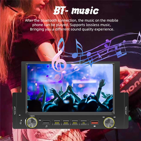 F170C 6-inch Car Play Bluetooth-compatible Car MP5 Player with Dual USB Car FM Radio