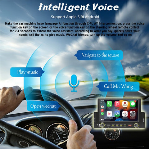 F170C 6-inch Car Play Bluetooth-compatible Car MP5 Player with Dual USB Car FM Radio